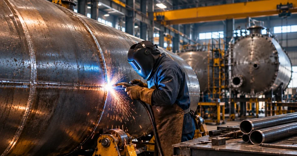 Tubos de aço para caldeiraria industrial